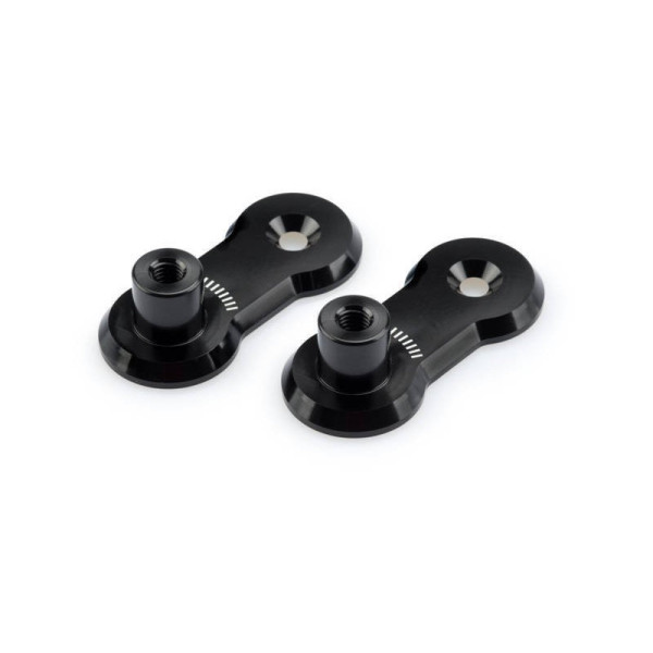 Puig Adjustable Footpegs Relocation Adaptor 40mm Black
